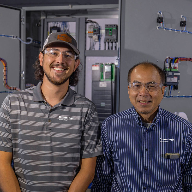 Cummings Electrical team smiling