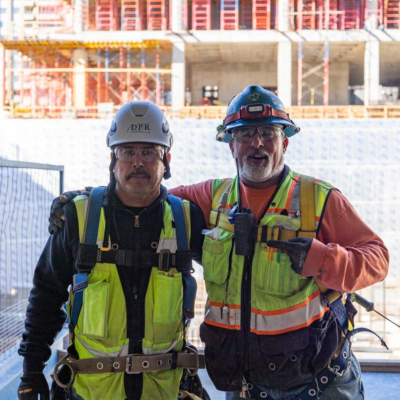 Happy electricians